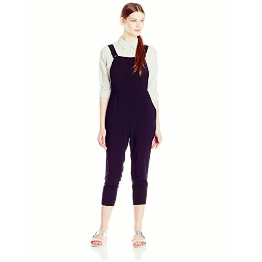 Michael Stars black 100% Rayon overalls size x-small
